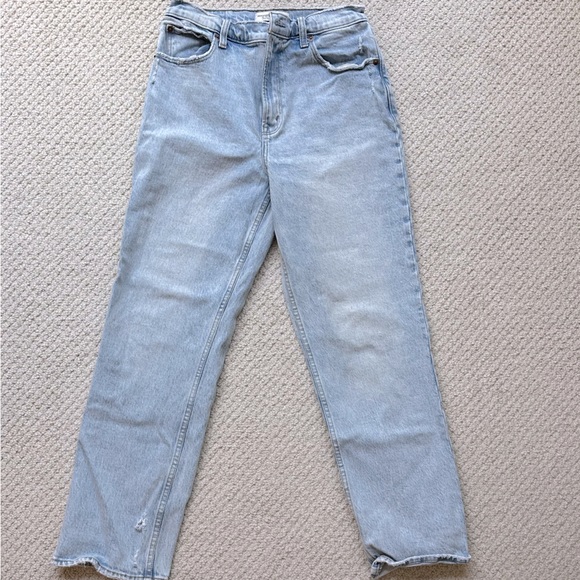 Abercrombie Ultra High Rise 90s Straight Jean Sz 28s - Picture 5 of 6